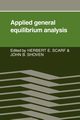 Applied General Equilibrium Analysis, Scarf Herbert E.