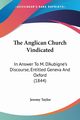 The Anglican Church Vindicated, Taylor Jeremy