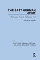 The East German Army, Forster Thomas M.