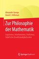 Zur Philosophie der Mathematik, George Alexander