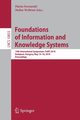 Foundations of Information and Knowledge Systems, 