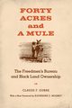 Forty Acres and a Mule, Oubre Claude F