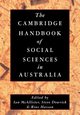 The Cambridge Handbook of Social Sciences in Australia, 