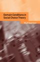 Domain Conditions in Social Choice Theory, Gaertner Wulf