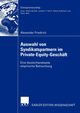 Auswahl von Syndikatspartnern im Private-Equity-Geschft, Friedrich Alexander