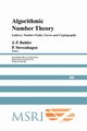Algorithmic Number Theory, 