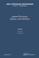 Layered Structures, Epitaxy, and Interfaces, 