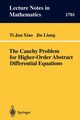 The Cauchy Problem for Higher Order Abstract Differential Equations, Xiao Ti-Jun