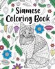 Siamese Cat Coloring Book, PaperLand