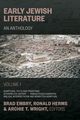 Early Jewish Literature, An Anthology Vol.1, Embry Brad