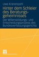Hinter dem Schleier des Beratungsgeheimnisses, Kranenpohl Uwe