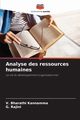 Analyse des ressources humaines, Bharathi Kannamma V.