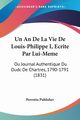 Un An De La Vie De Louis-Philippe I, Ecrite Par Lui-Meme, Perrotin Publisher
