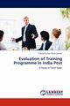 Evaluation of Training Programme in India Post, Muthuraman Subrahmanian