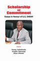 Scholarship and Commitment, 