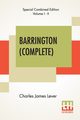 Barrington (Complete), Lever Charles James