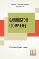 Barrington (Complete), Lever Charles James