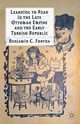 Learning to Read in the Late Ottoman Empire and the Early Turkish Republic, Fortna Benjamin C.