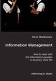 Information Management- How to deal with the information paradox in business' daily life, Wolkodaw Anne
