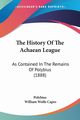 The History Of The Achaean League, Polybius