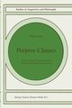 Purpose Clauses, Jones Judith K
