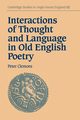 Interactions of Thought and Language in Old English Poetry, Clemoes Peter