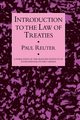 Introduction To The Law Of Treaties, Reuter Paul