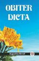OBITER DICTA, Birrell Augustine