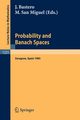 Probability and Banach Spaces, 
