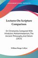 Lectures On Scripture Comparison, Collyer William Bengo