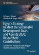 Egypt's Strategy to Meet the Sustainable Development Goals and Agenda 2030, 