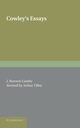Cowley's Essays, Cowley Abraham Etc