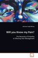 Will You Know my Pain?, McEvoy Adrianne Leigh