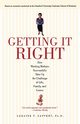 Getting It Right, Zappert Laraine T.