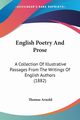 English Poetry And Prose, 