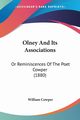 Olney And Its Associations, Cowper William