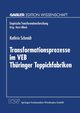 Transformationsprozesse im VEB Thringer Teppichfabriken, Schmidt Kathrin