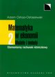 Matematyka w ekonomii Modele i metody Tom 2, Ostoja-Ostaszewski Adam
