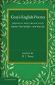 Gray's English Poems, Gray Thomas