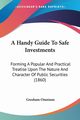 A Handy Guide To Safe Investments, Omnium Gresham