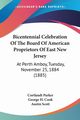 Bicentennial Celebration Of The Board Of American Proprietors Of East New Jersey, Parker Cortlandt