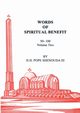 Words of Spiritual Benefit Volume 2, Shenouda III Pope