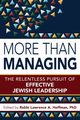 More Than Managing, Hoffman Lawrence A