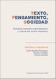 Texto, pensamiento sociedad Estudios recientes sobre literatura y cultura del mundo hispnico, Rodriguez  Aman Rosales, Sawala Wojciech, Szukaa Wiosna (red.)