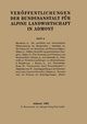 Veroffentlichungen Der Bundesanstalt Fur Alpine Landwirtschaft in Admont, 