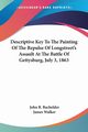 Descriptive Key To The Painting Of The Repulse Of Longstreet's Assault At The Battle Of Gettysburg, July 3, 1863, Bachelder John B.