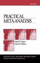 Practical Meta-Analysis, Lipsey Mark W.