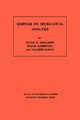 Seminar on Micro-Local Analysis, Guillemin Victor
