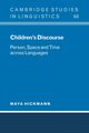Children's Discourse, Hickmann Maya