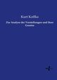Zur Analyse der Vorstellungen und ihrer Gesetze, Koffka Kurt